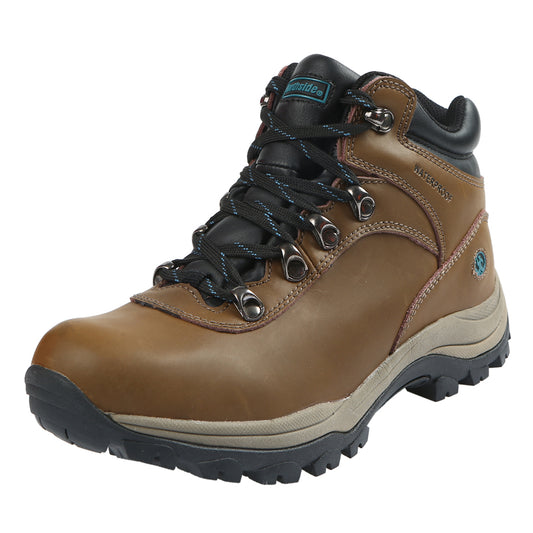 Northside Womens Apex Lite Waterproof Hiking Boot - Medium Brown/Teal